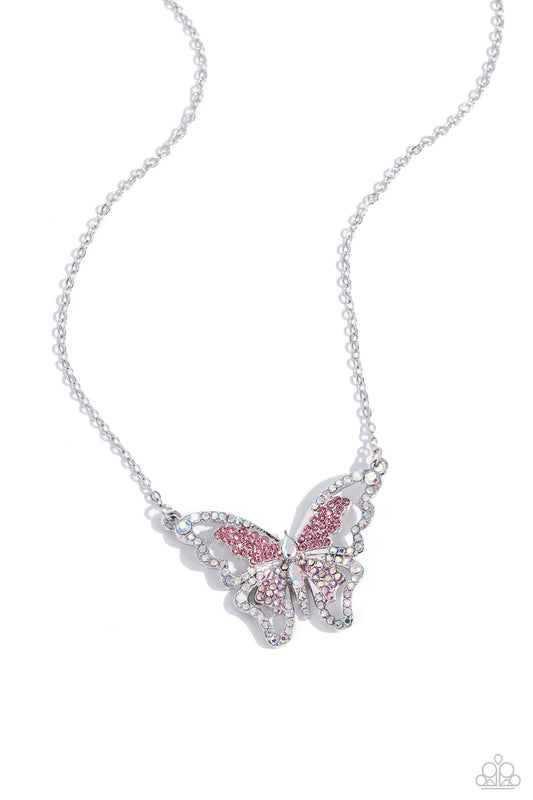 Paparazzi Weekend WINGS - Pink Necklace