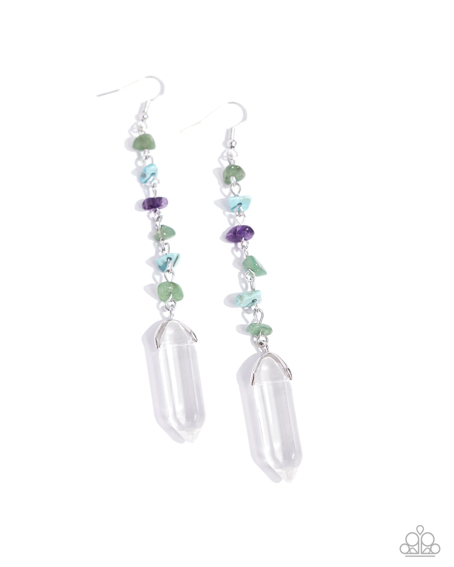 A Finishing Touch Quartz Qualification - Green Earrings