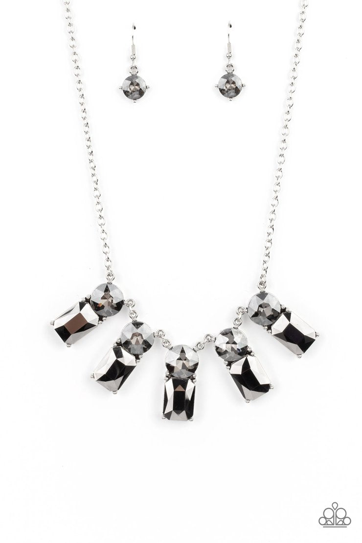 Paparazzi Celestial Royal - Silver Necklace - A Finishing Touch Jewelry