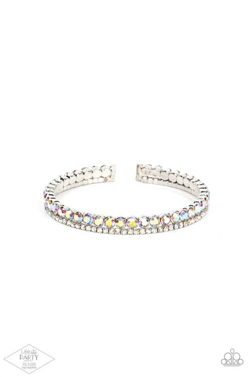 Paparazzi Fairytale Sparkle - Multi Bracelet - Pink Diamond Life of the Party Exclusive - A Finishing Touch Jewelry