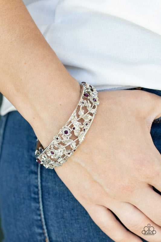 Paparazzi Ripe for the Picking - Purple Bracelet - A Finishing Touch Jewelry