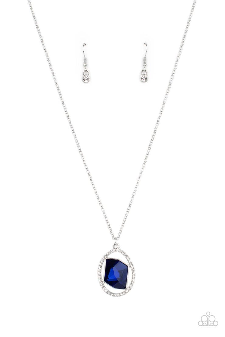 Paparazzi Undiluted Dazzle - Blue Necklace - A Finishing Touch Jewelry