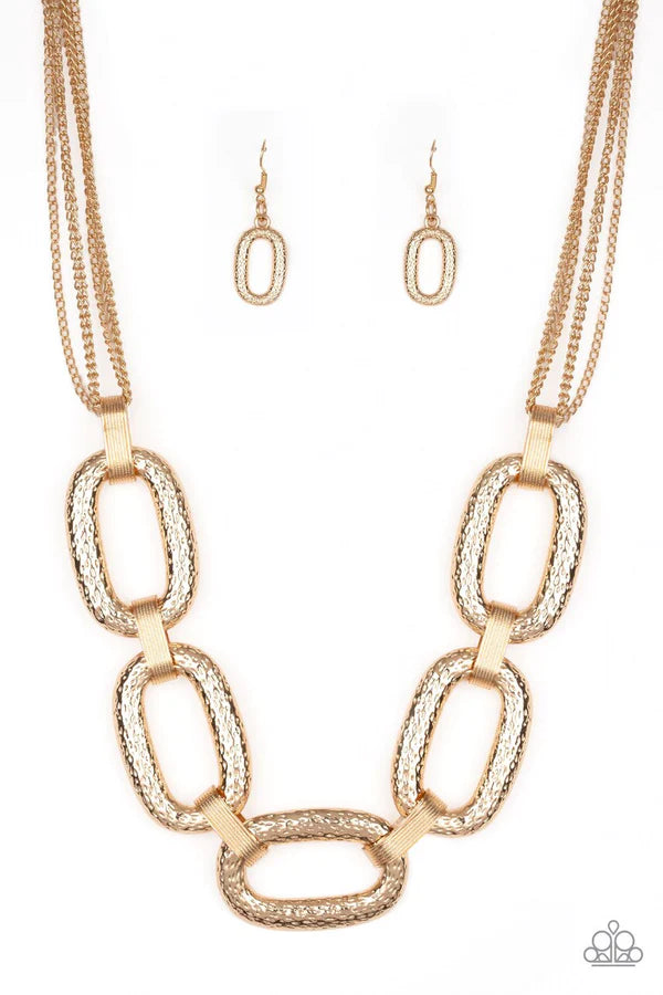 Paparazzi Take Charge Gold Necklace
