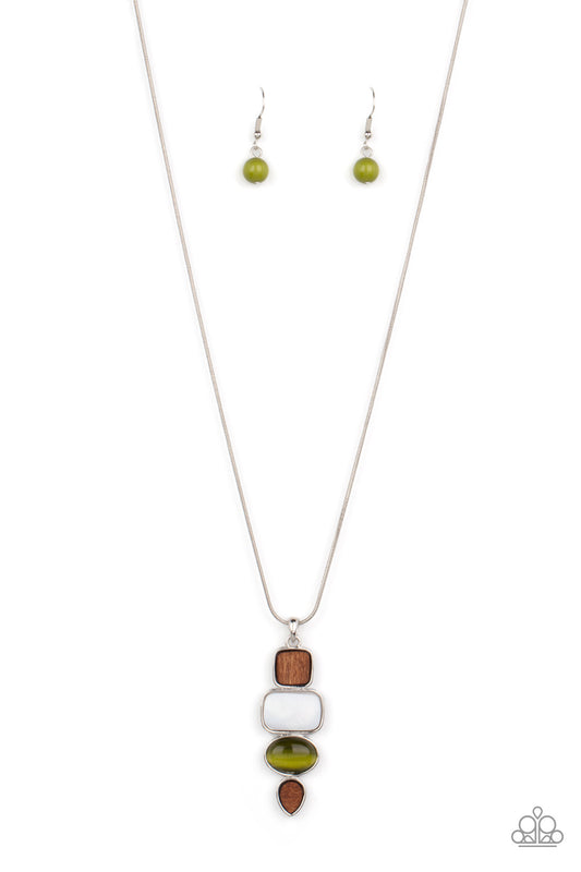 A Finishing Touch Elemental Energy - Green Necklace