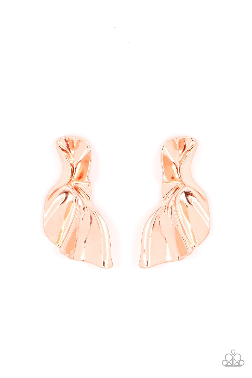 Paparazzi METAL-Physical Mood - Copper Earring - A Finishing Touch Jewelry