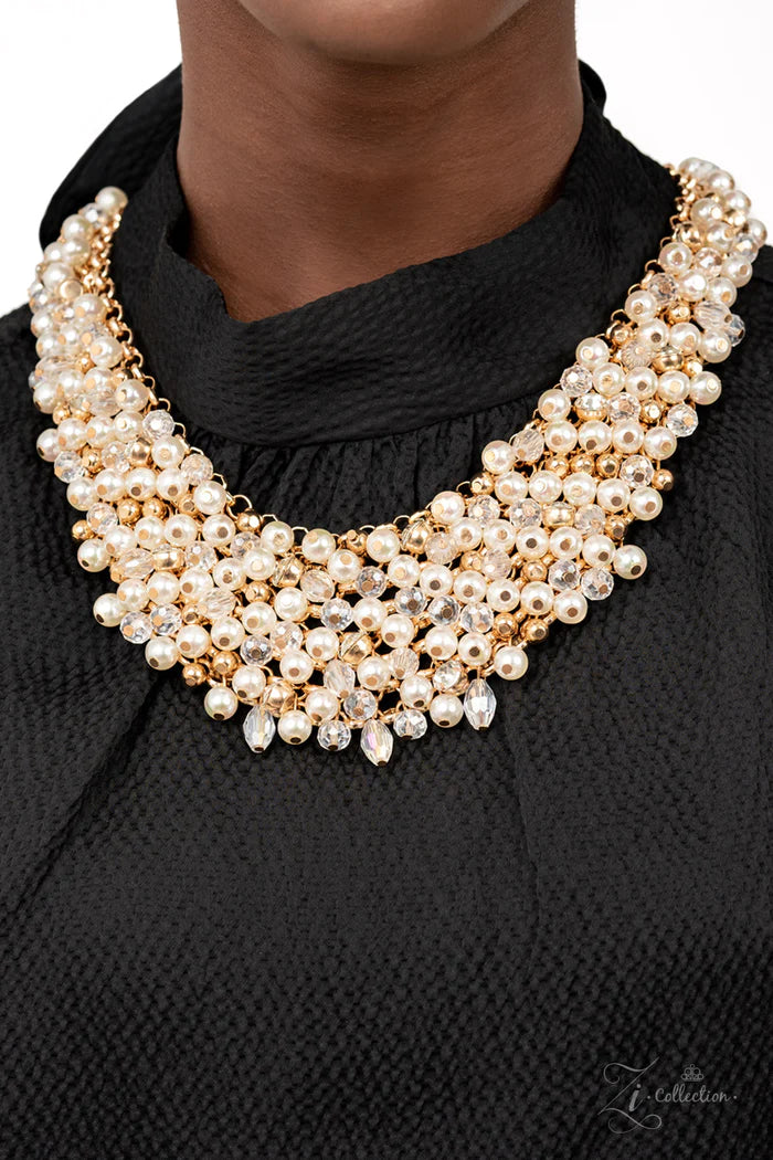 Sentimental 2021 Zi Collection White Pearl Paparazzi Necklace