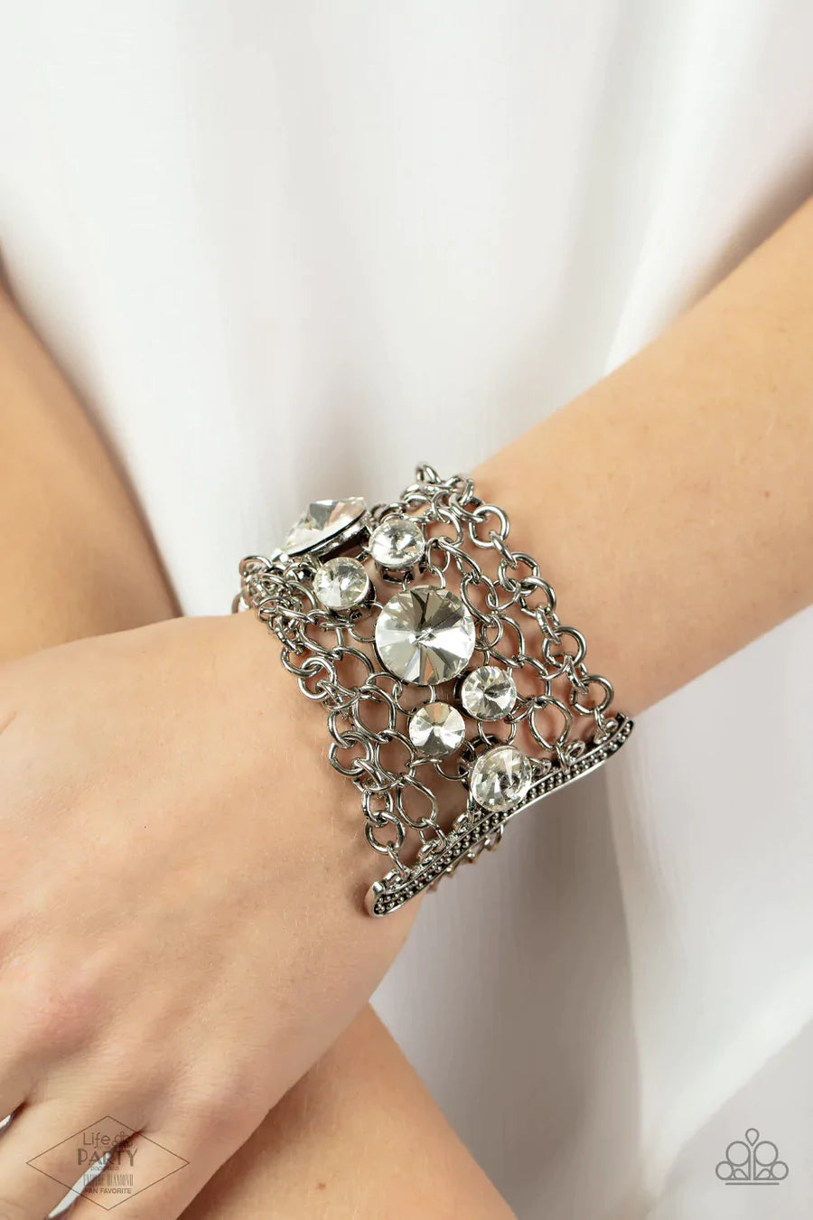 Paparazzi Empire Diamond Exclusive -2013 Zi Collection Bracelet - A Finishing Touch Jewelry