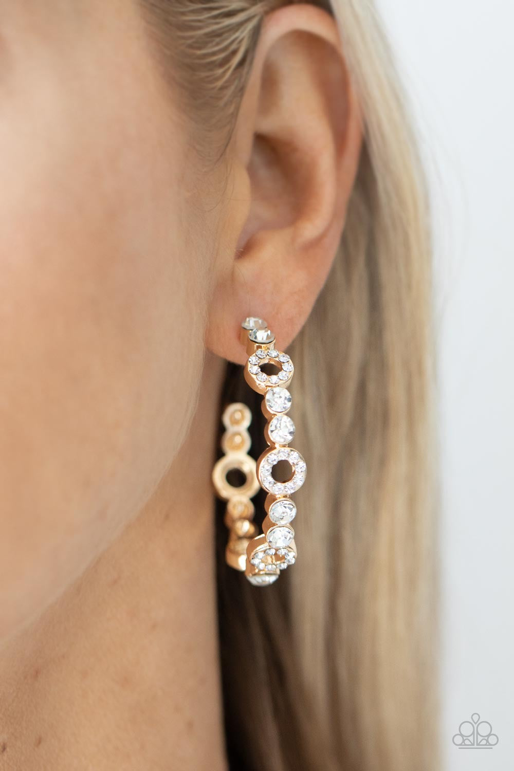 Paparazzi Swoon-Worthy Sparkle - Gold Earrings