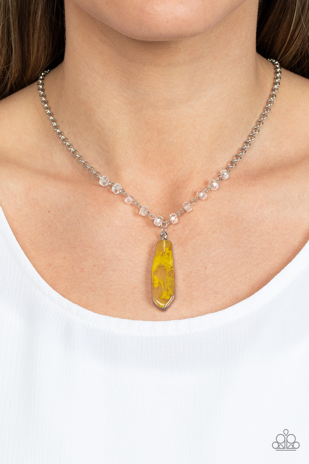 Paparazzi Magical Remedy - Yellow Necklace - A Finishing Touch Jewelry