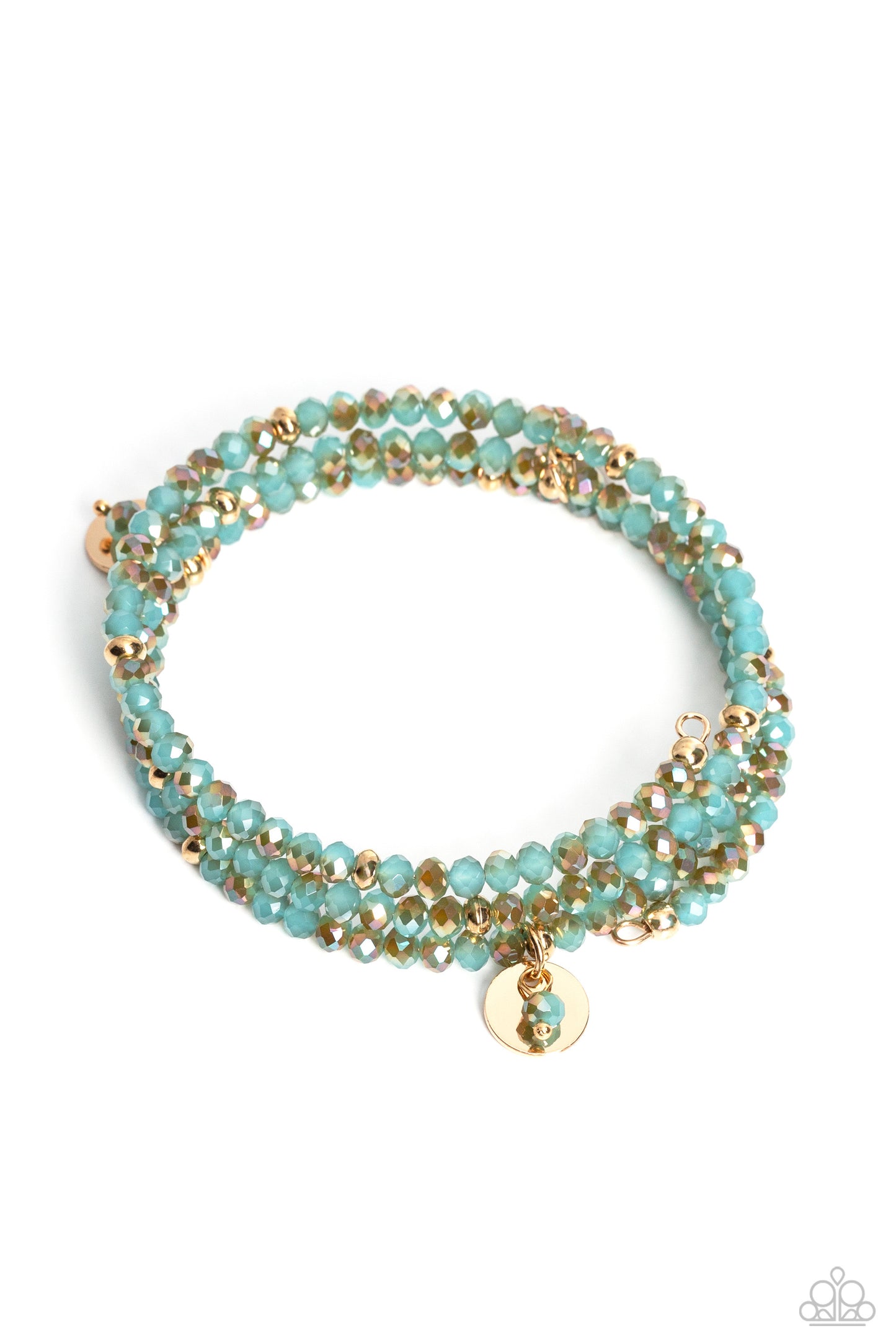 Infinity Bracelet - Paparazzi Illusive Infinity - Blue Bracelet Paparazzi jewelry image