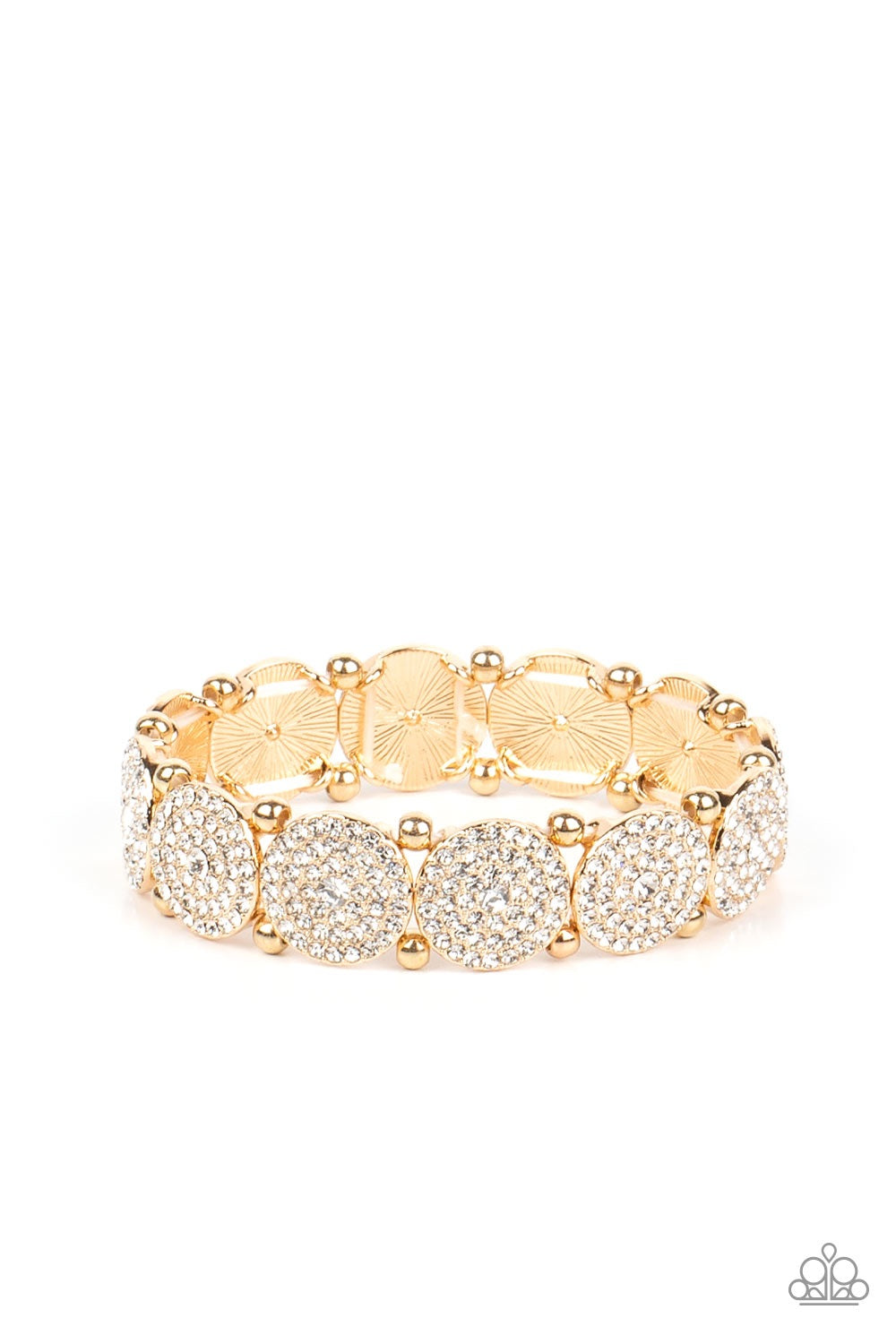 Paparazzi Palace Intrigue - Gold Bracelet - A Finishing Touch Jewelry