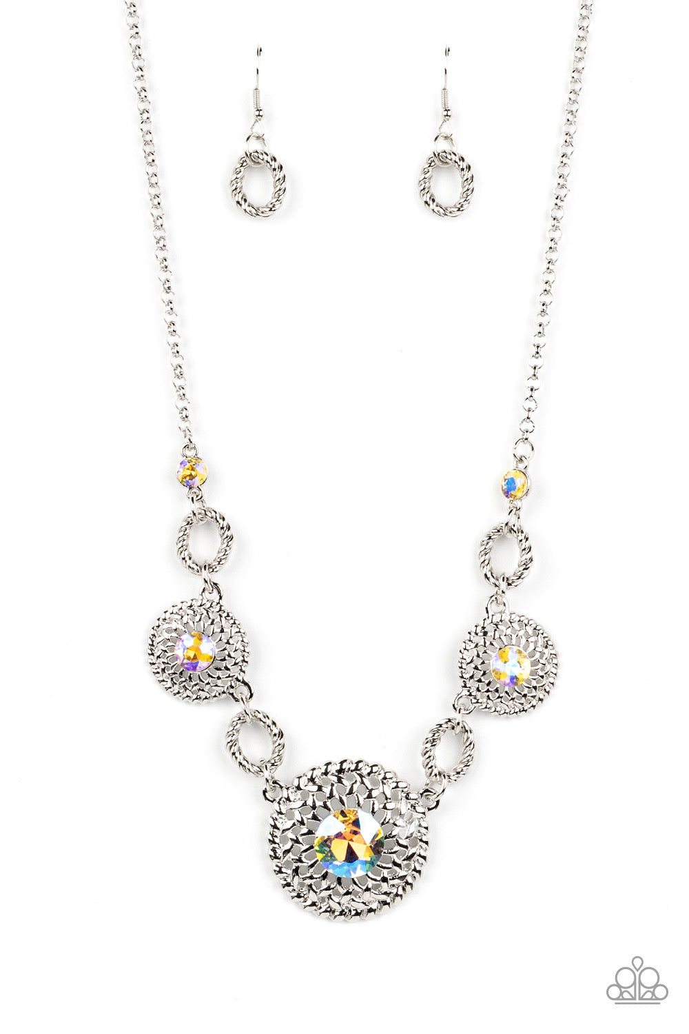 Paparazzi Cosmic Cosmos - Yellow Necklace - A Finishing Touch Jewelry