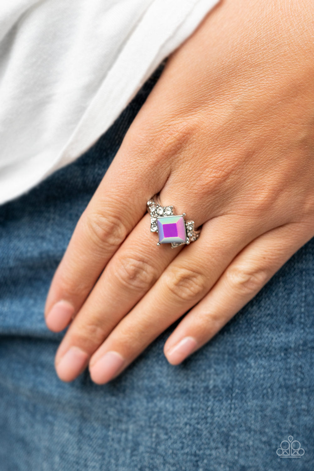 Paparazzi Mind-Blowing Brilliance - Purple Ring -Paparazzi Jewelry Images 