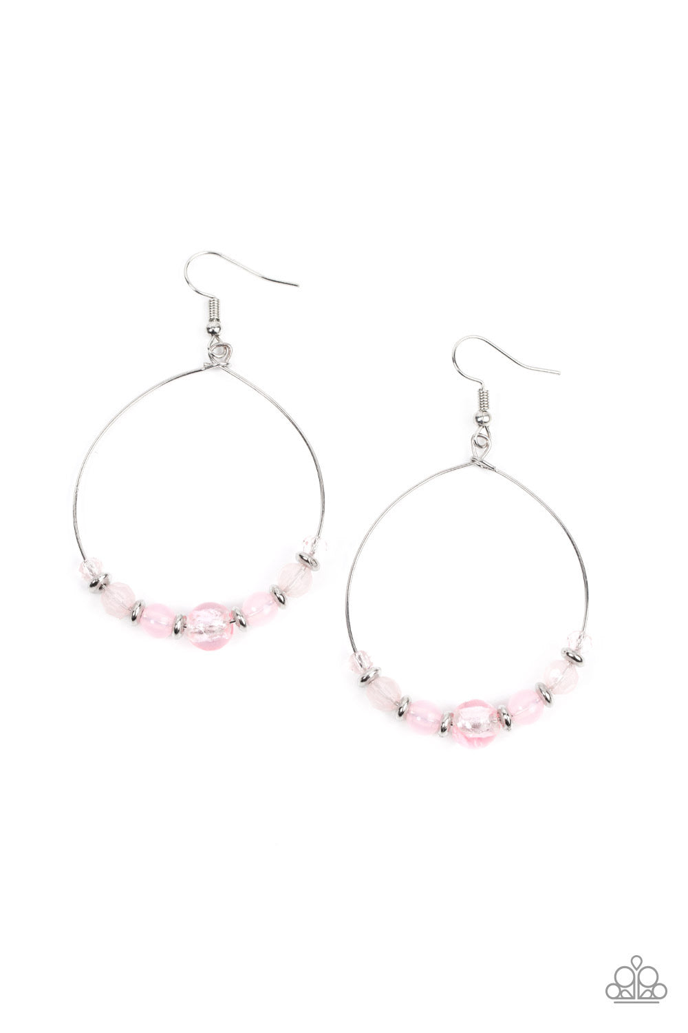Paparazzi Ambient Afterglow - Pink Earrings -Paparazzi Jewelry Images