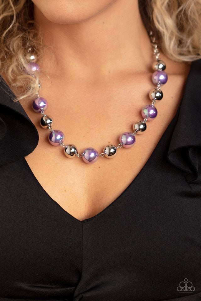 Paparazzi Necklace Dreamscape Escape - Purple Necklace - A Finishing Touch Jewelry