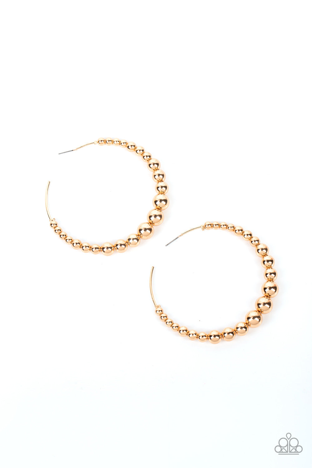 Paparazzi Show Off Your Curves - Gold Earrings