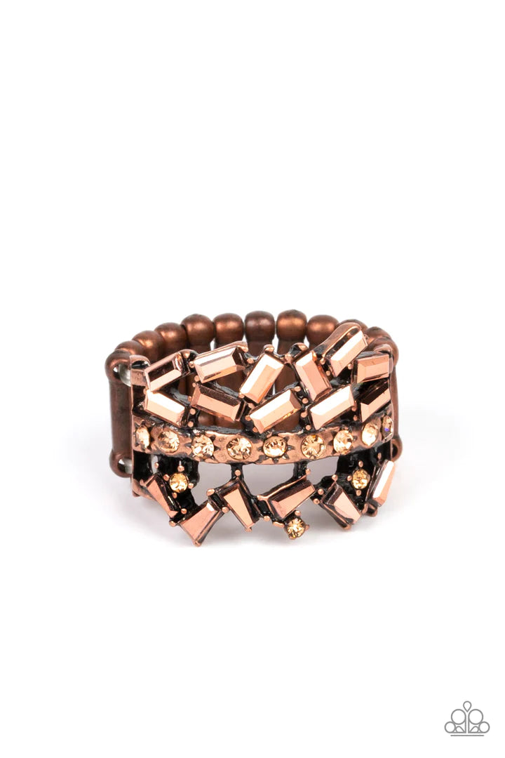 Paparazzi Scattered Sensation - Copper Ring