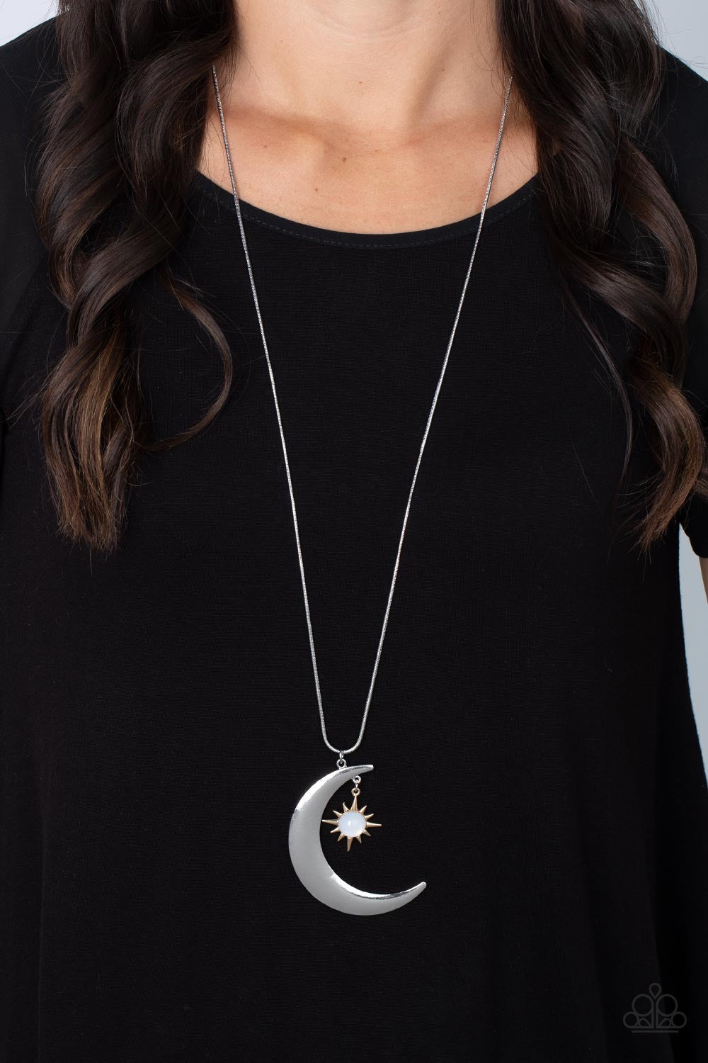 Paparazzi Astral Ascention - Multi Moon Necklace