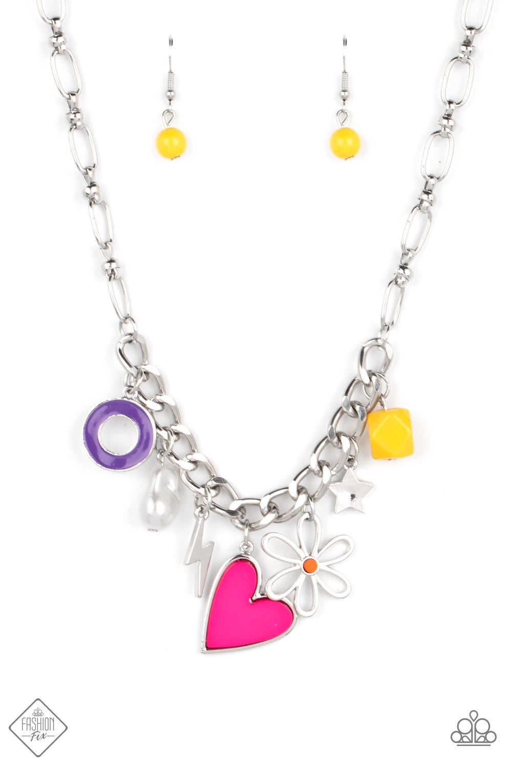 Paparazzi September 2022 Fashion Fix: Living in CHARM-ony - Multi Necklace - A Finishing Touch Jewelry