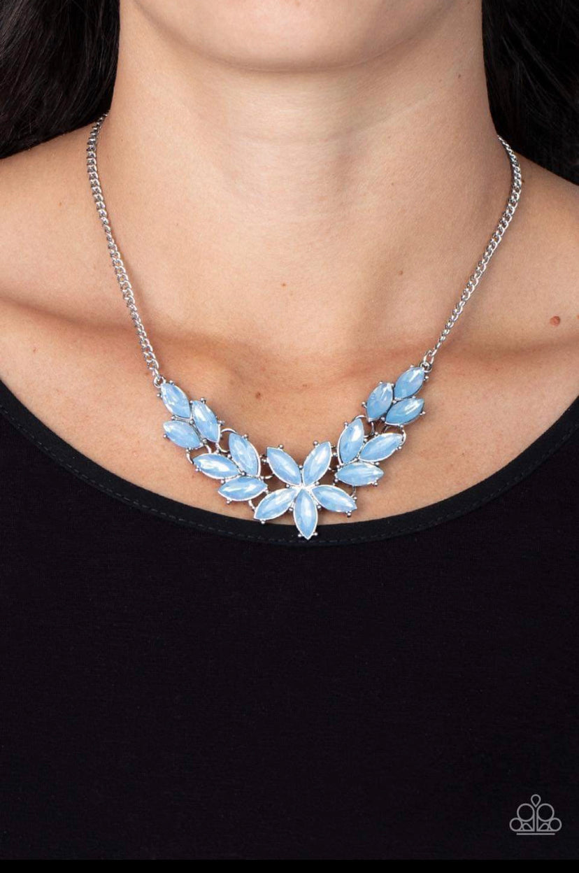 Paparazzi Ethereal Efflorescence- Blue Necklace -Paparazzi Jewelry - 2023 Empower Me Pink Necklace