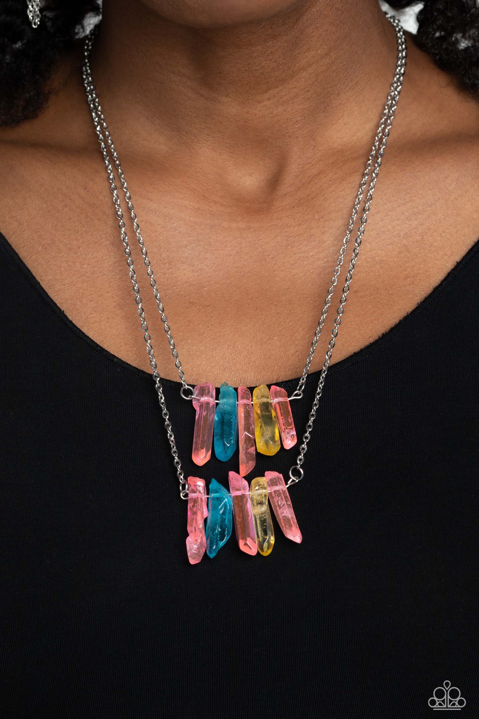 Paparazzi Crystal Catwalk - Multi Necklace 