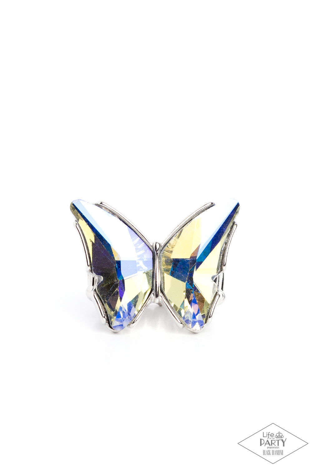 Butterfly Jewelry - Paparazzi Fluorescent Flutter - Iridescent Ring  - Paparazzi Jewelry Images