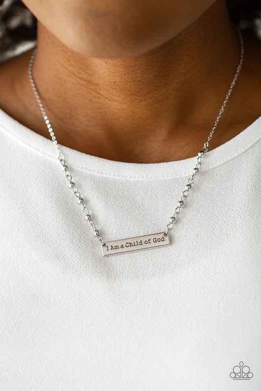 Inspirational Jewelry - Send Me An Angel - Silver Necklace Paparazzi jewelry image
