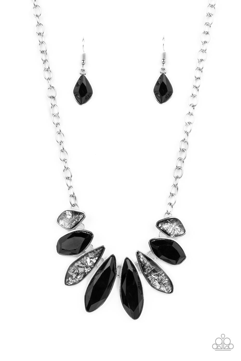 Paparazzi Crystallized Couture - Black Necklace - Paparazzi Jewelry Images