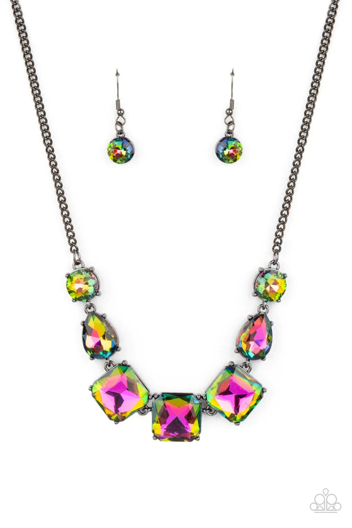 Paparazzi August 2021 - 4 Piece Set - Life of the Party Exclusive - A Finishing Touch Jewelry