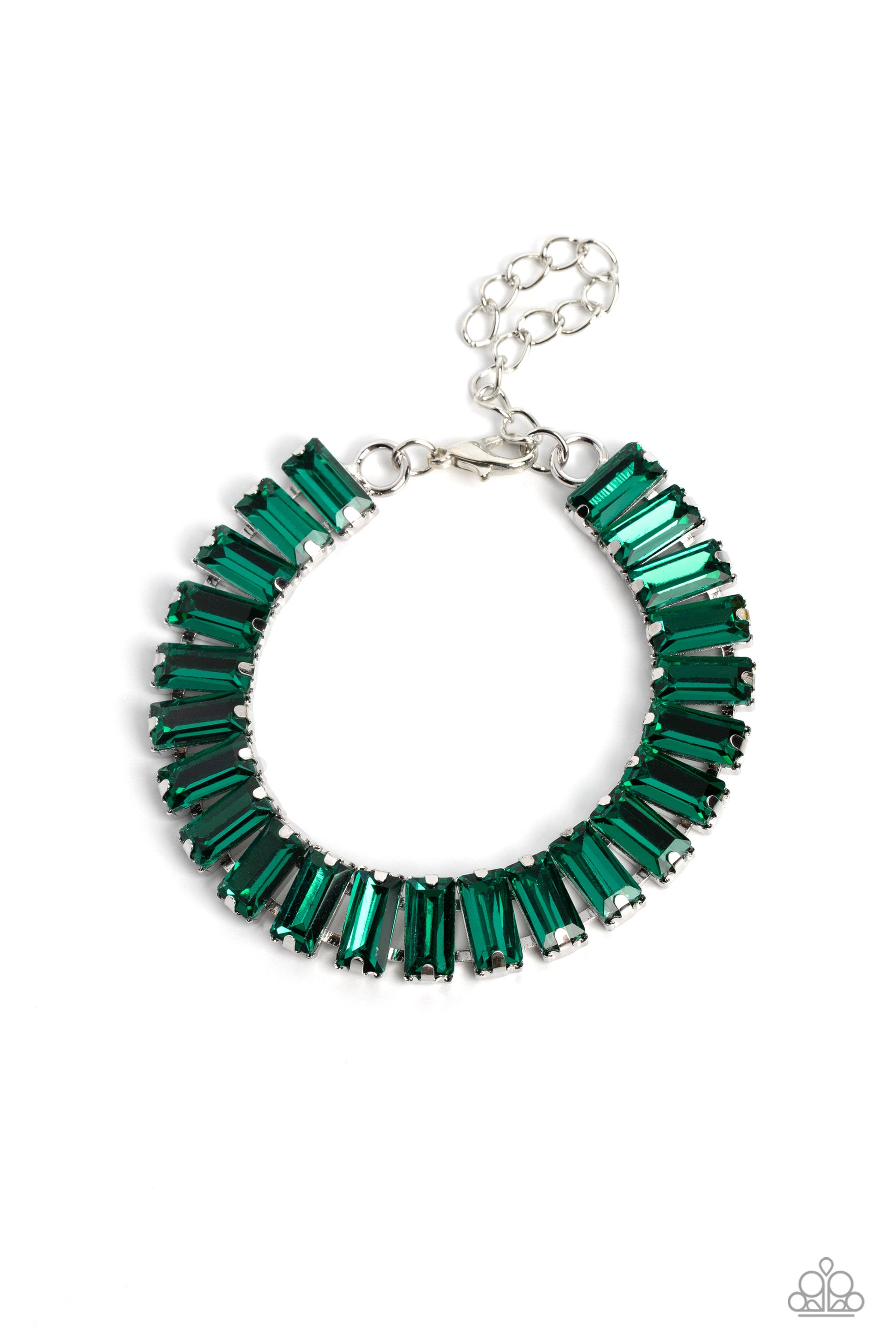 Paparazzi Darling Debutante - Green Bracelet -Paparazzi Jewelry Images 