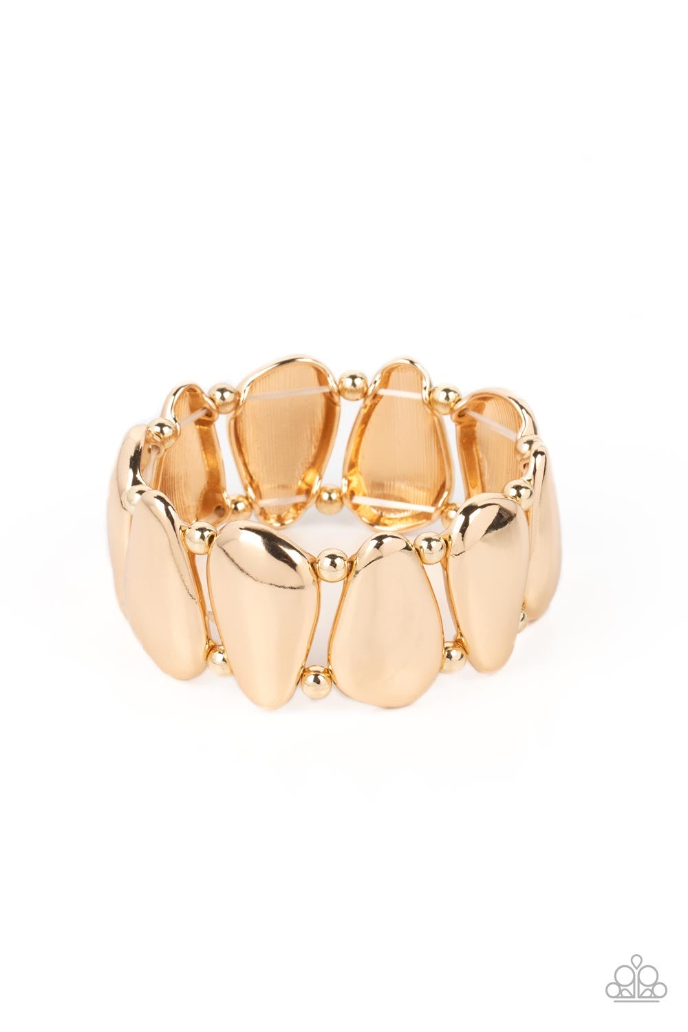 Paparazzi Classy Cave - Gold Bracelet 