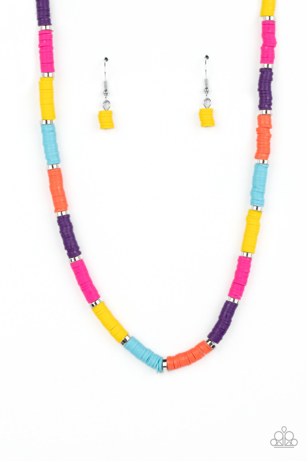 Paparazzi Rainbow Road - Multi Necklace -Paparazzi Jewelry Images 