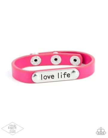 Paparazzi Love Life - Pink Bracelet