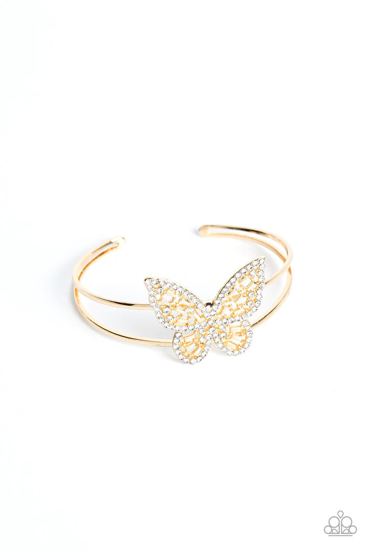 Paparazzi Butterfly Bella Gold Bracelet