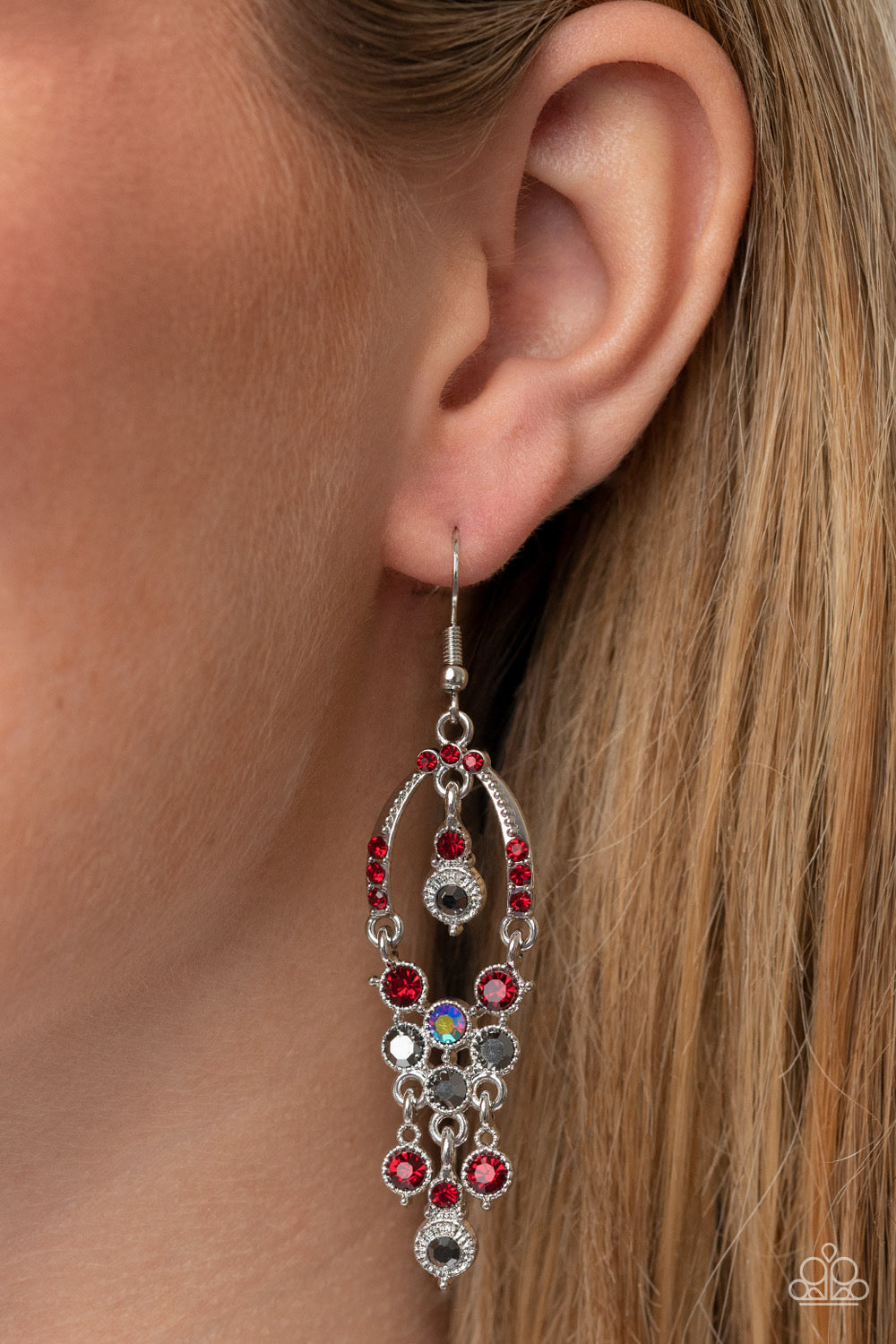 Paparazzi Sophisticated Starlet - Red Earrings - A Finishing Touch Jewelry