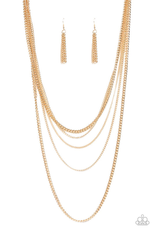 A Finishing Touch Top of the Food Chain - Gold Necklace