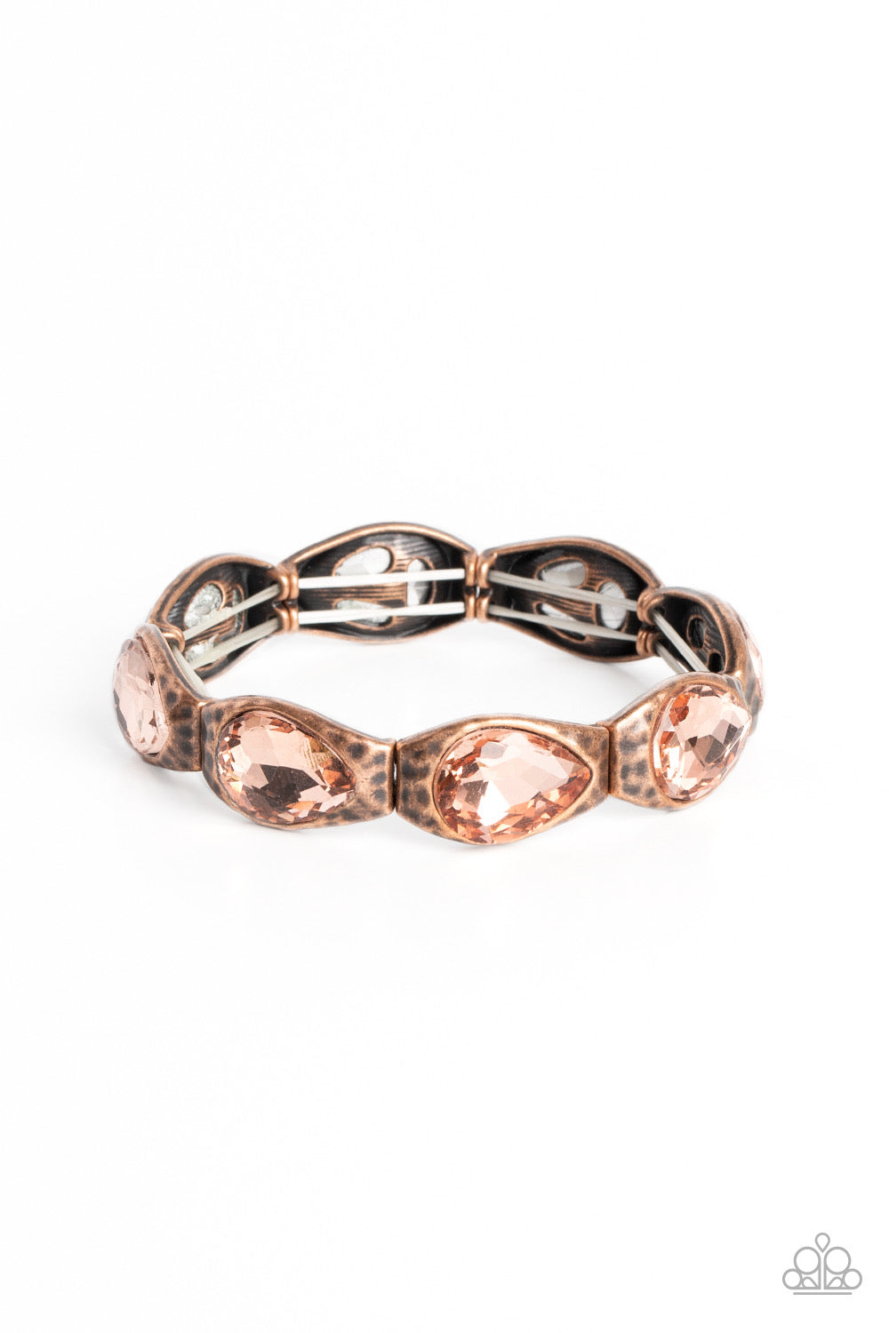 Paparazzi 2pc set: Formally Forged - Copper Necklace & Formal Fanfare - Copper Bracelet 