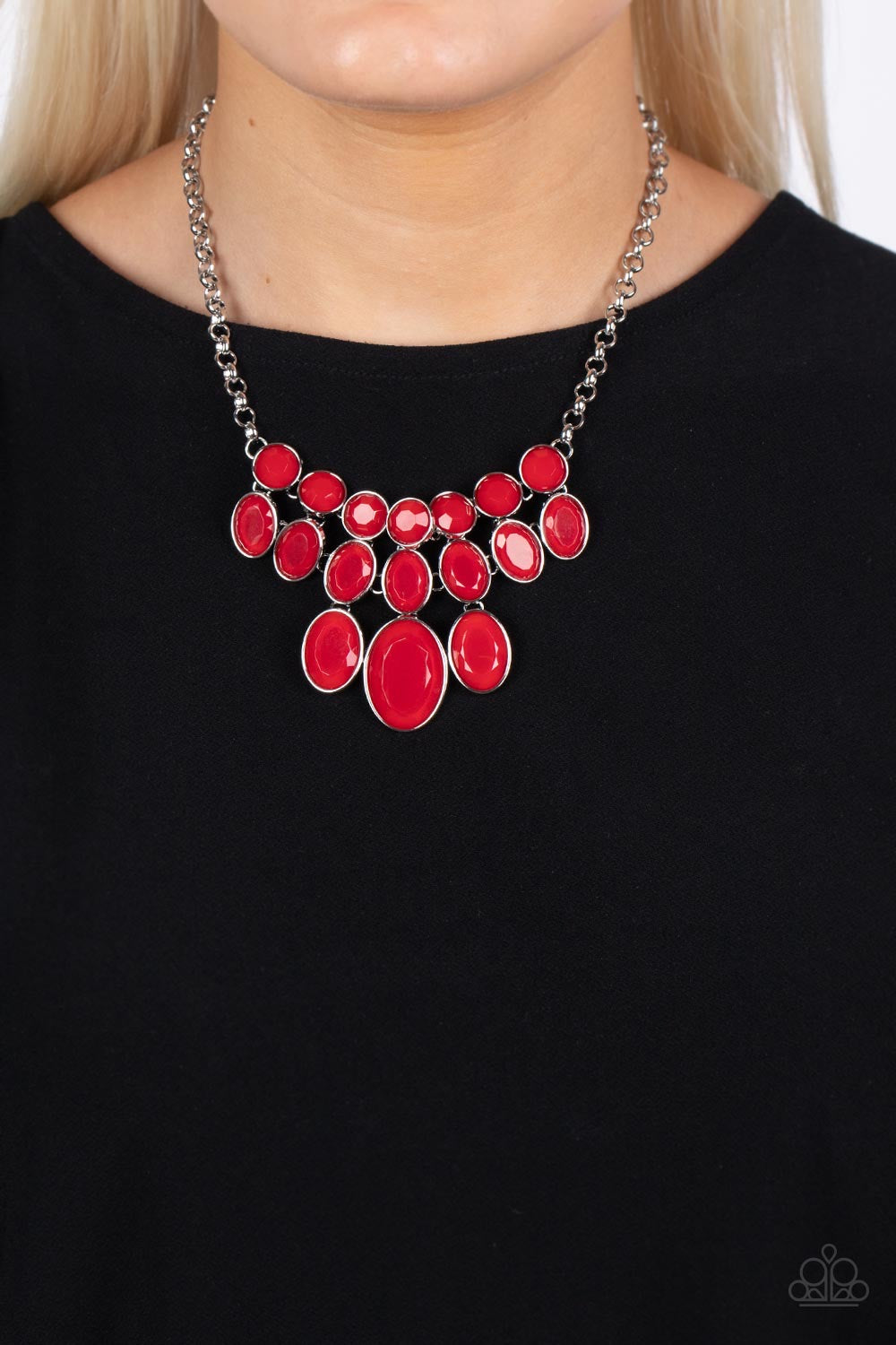 Paparazzi Delectable Daydream - Red Necklace 