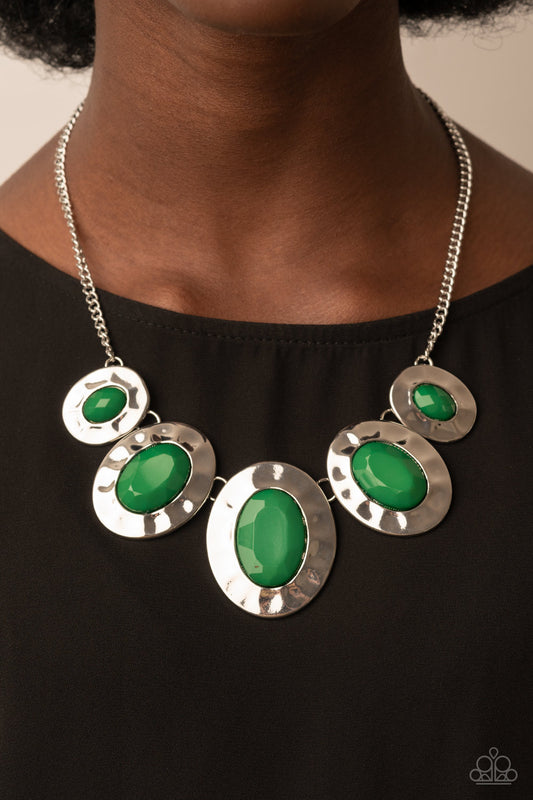 Green Necklace - Rivera Rendezvous - Paparazzi Jewelry - Paparazzi jewelry image