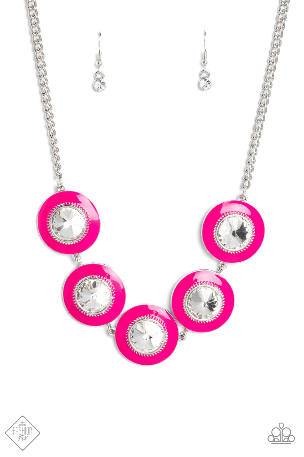 Jewelry Sets for Women : Paparazzi Pink Necklace & Paparazzi Pink Earrings Paparazzi jewelry image