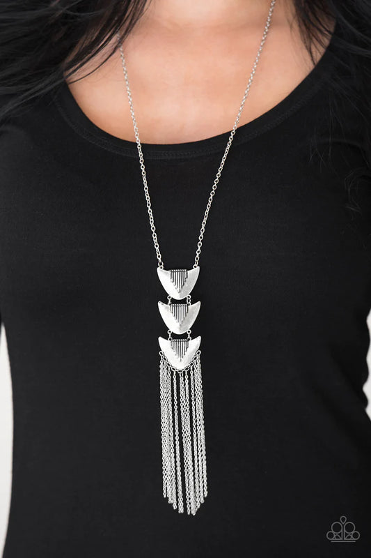 A Finishing Touch Paradise Prowess - Silver Necklace