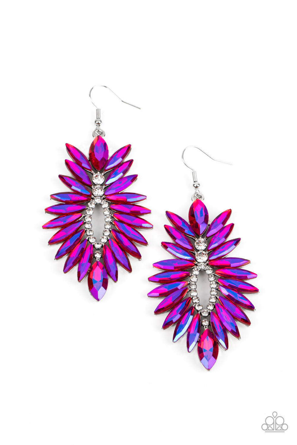 Paparazzi Turn up the Luxe - Pink Earrings - Bling Jewelry Paparazzi Jewelry Images