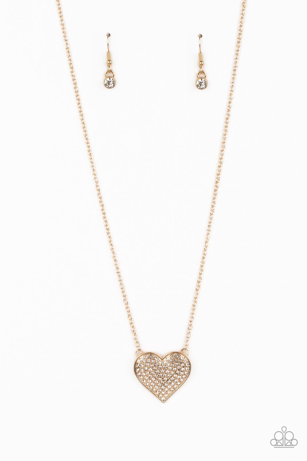Paparazzi Spellbinding Sweetheart - Gold Necklace -Paparazzi Jewelry Images