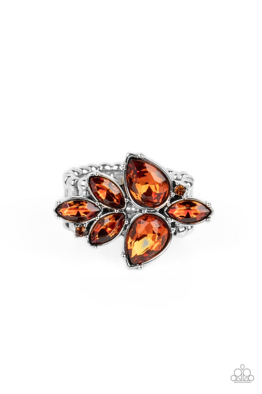 A Finishing Touch Ice-Cold Couture - Brown Ring