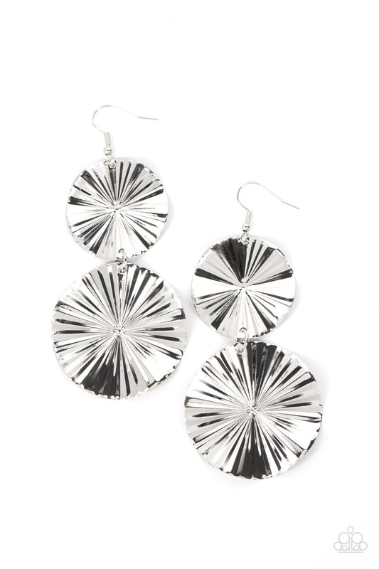 A Finishing Touch In Your Wildest FAN-tasy - Silver Earrings