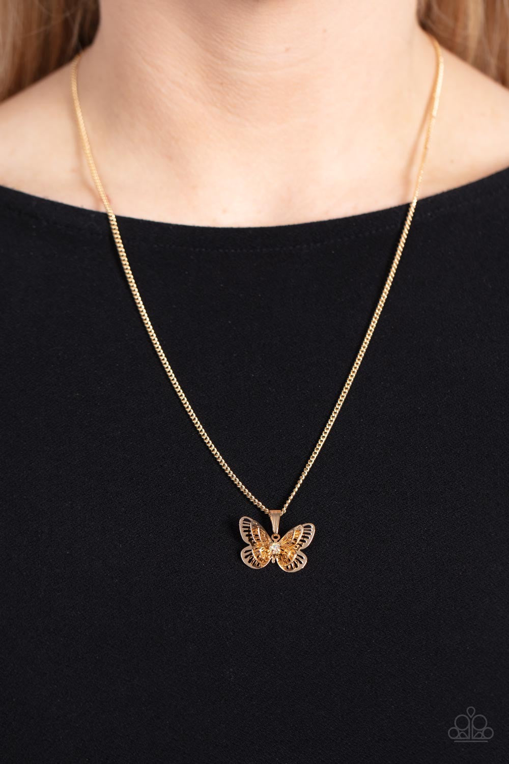 Paparazzi High-Flying Fashion - Butterfly Multi Necklace