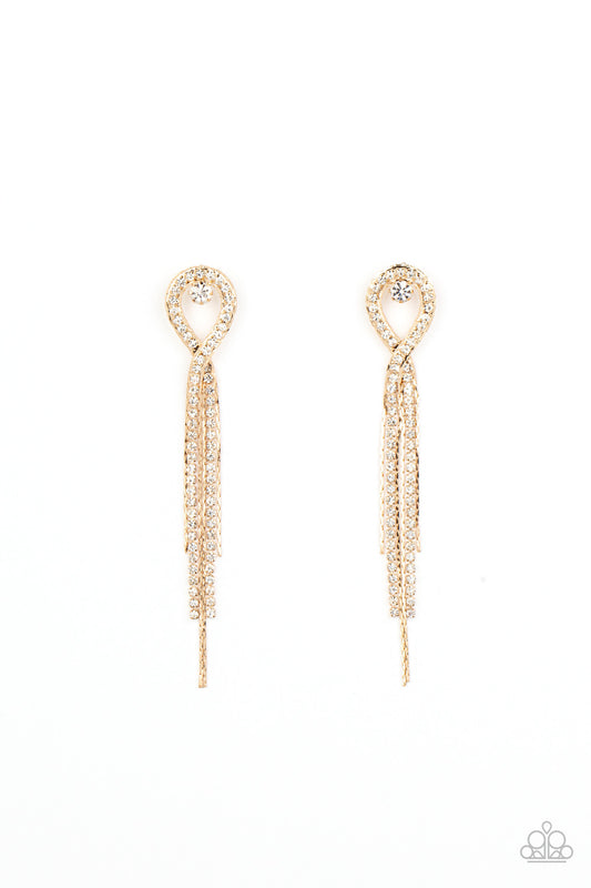 A Finishing Touch Luxury Lasso - Gold Earrings