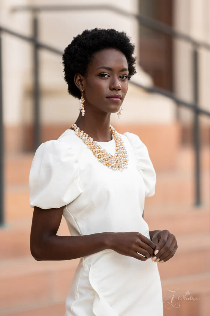 White pearl hot sale necklace paparazzi