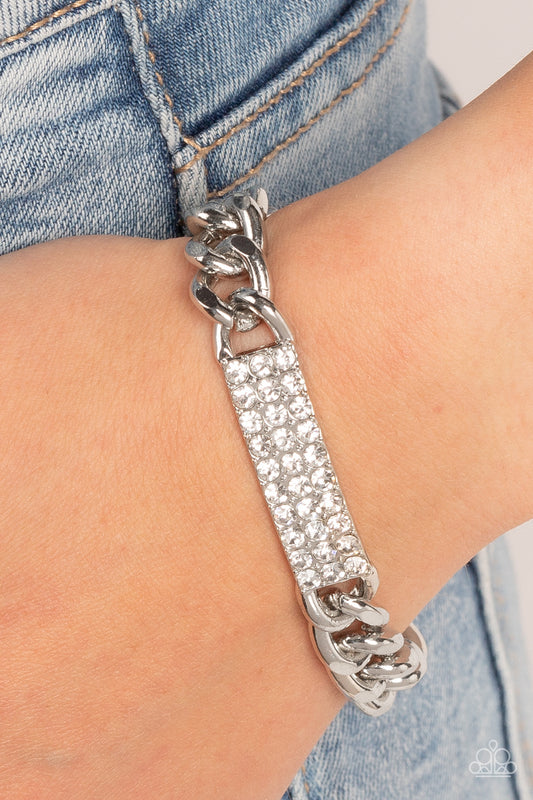 A Finishing Touch Icy Impact - White Bracelet