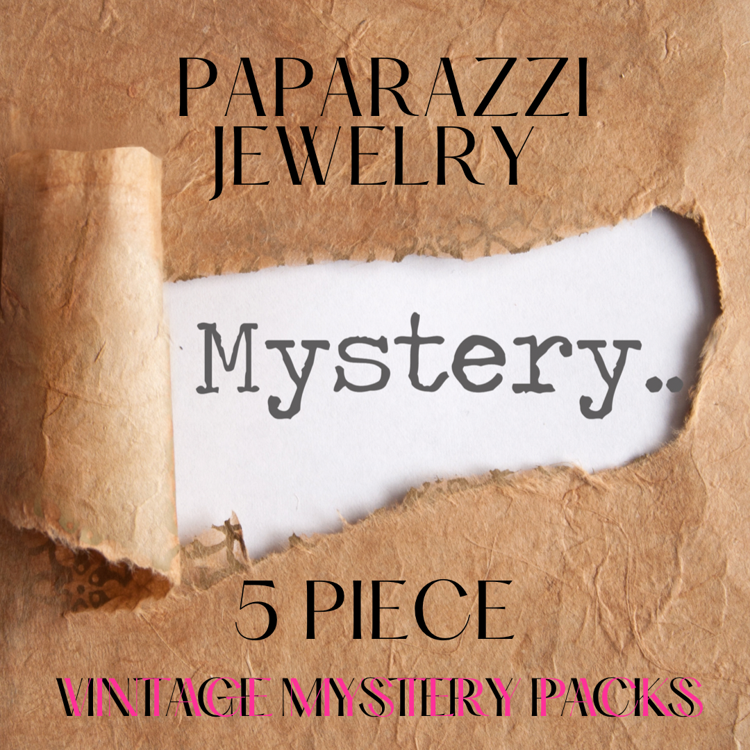 Paparazzi Jewelry 5 Piece Vintage Mystery Pack - A Finishing Touch Jewelry
